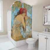 Rideaux De Douche Concessionnaires de transport par Alphonse Mucha ( (En situation)