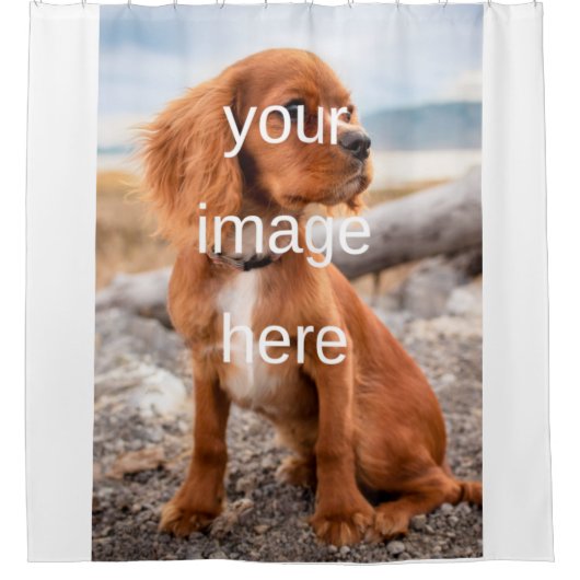 RIDEAUX DE DOUCHE CONCEVEZ VOTRE PROPRE (Devant)