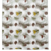 Rideaux De Douche Cônes de pin d'automne (Devant)