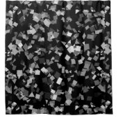 Rideaux De Douche Confettis noir et blanc (Devant)