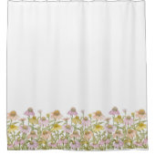 Rideaux De Douche Conflowers Aquarelle Botanique Art Douche Curtaï (Devant)