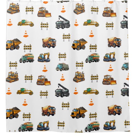 Rideaux De Douche Construction machinery  (Devant)