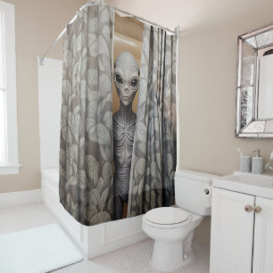 Rideaux De Douche Consulter un Alien Boo