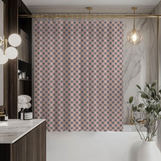 Rideaux De Douche Contemporary Coral Grey Curtain Elegant Bath Accen