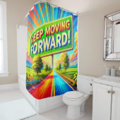 Rideaux De Douche Continuer à avancer (En situation)