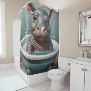 Rideaux De Douche Continuez à scruter - Drôle portraits d'animaux