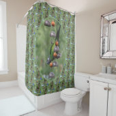 Rideaux De Douche Conure Perruche Brun Tête en Bas Oiseau (En situation)