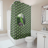 Rideaux De Douche Conure tête sombre  (En situation)
