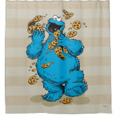 Rideaux De Douche Cookie Monster Crazy Cookies (Devant)