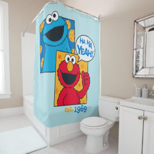 Rideaux De Douche Cookie Monster & Elmo   Ha Ha Ouais