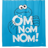 Rideaux De Douche Cookie Monster | Om Nom Nom ! (Devant)