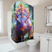 Rideaux De Douche Cool Dinosaur (En situation)