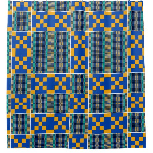 Rideaux De Douche Cool Kente Design (Devant)