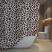 Rideaux De Douche Cool Leopard Poster de animal Motif
