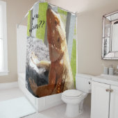 Rideaux De Douche Copie barbue drôle de photo de dragon (En situation)