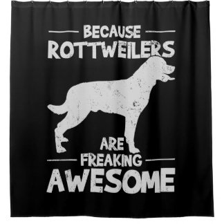 Rideaux De Douche Copie T-shirt Rottweiler