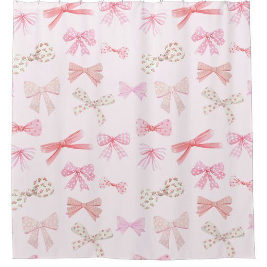 Rideaux De Douche Coquette Balletcore Light Rose (Devant)