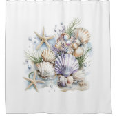 Rideaux De Douche Coquillages  (Devant)