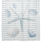 Rideaux De Douche Coquillages et perles (Devant)