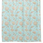 Rideaux De Douche Coquillages Starfish Aquarelle ID782 (Devant)