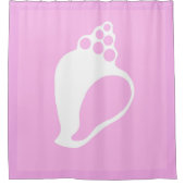 Rideaux De Douche Coquille rose (Devant)