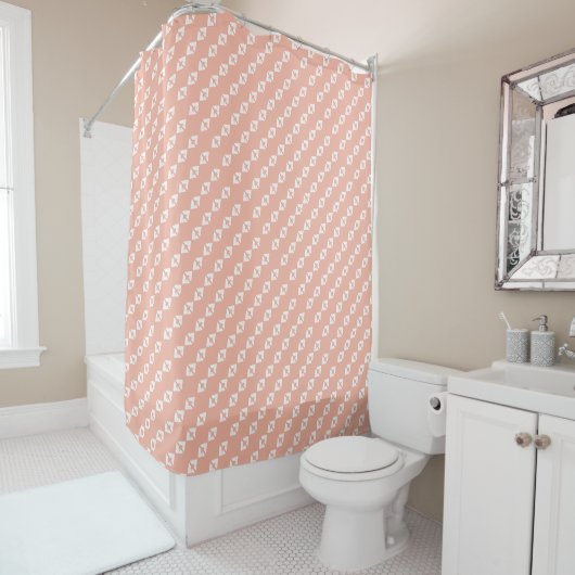 Rideaux De Douche Corail faible (En situation)