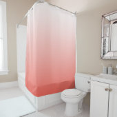 Rideaux De Douche Corail vivant OMBRE (En situation)