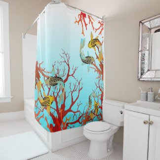 Rideaux De Douche Coralli e carpe, la nature est magique