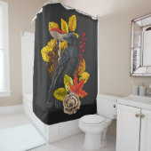 Rideaux De Douche Corbeau 2 (En situation)