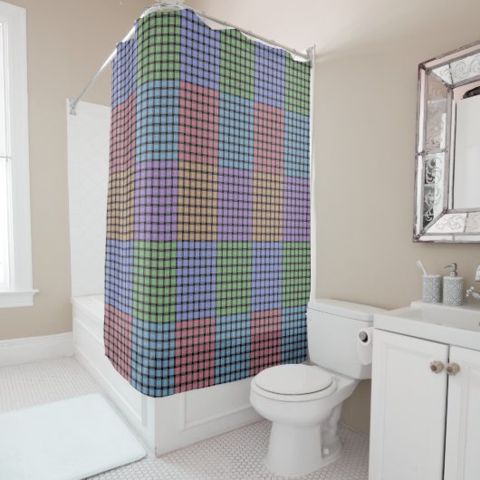 Rideaux De Douche Corbeille de panier (En situation)