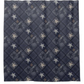 Rideaux De Douche Correspondance bleue (Devant)