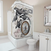 Rideaux De Douche Cosse d'orque (En situation)