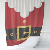 Rideaux De Douche Costume de Père Noël Noël