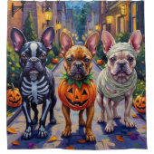 Rideaux De Douche Costume d'Halloween en français pour chien-taureau (Devant)