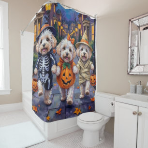 Rideaux De Douche Costumes d'Halloween Bichon Frise
