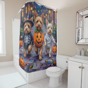 Rideaux De Douche Costumes d'Halloween de Cairn Terrier