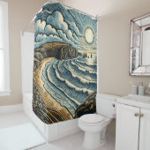 Rideaux De Douche Côte (En situation)