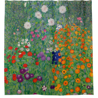 Rideaux De Douche Cottage Garden Gustav Klimt restauré