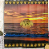 Rideaux De Douche Coucher de soleil 1577