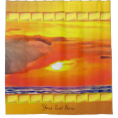 Rideaux De Douche Coucher de soleil 2443 (Devant)
