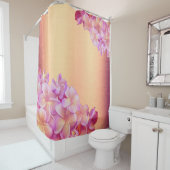 Rideaux De Douche Coucher de soleil de Plumeria (En situation)