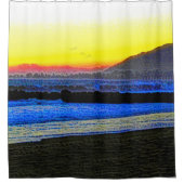 Rideaux De Douche Coucher de soleil mystique (Devant)