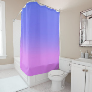 Rideaux De Douche Coucher de soleil Ombre rose et violet