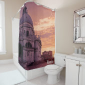 Rideaux De Douche Coucher de soleil sur la basilique de Venise (En situation)