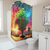 Rideaux De Douche Coucher du soleil (En situation)