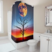 Rideaux De Douche Coucher du soleil (En situation)