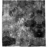 Rideaux De Douche Couches de cristaux gris (Devant)