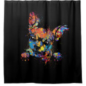 Rideaux De Douche Couleur Cute Chihuahua (Devant)