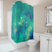Rideaux De Douche Couleur de fond (En situation)