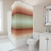 Rideaux De Douche Couleur de la Terre (En situation)